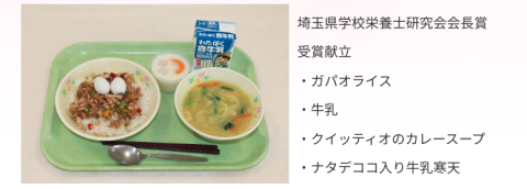 幸手　給食　栄養士研究会会長賞